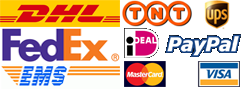 shipping fedex dhl ems ups tnt iDeal Paypal Visa Mastercard